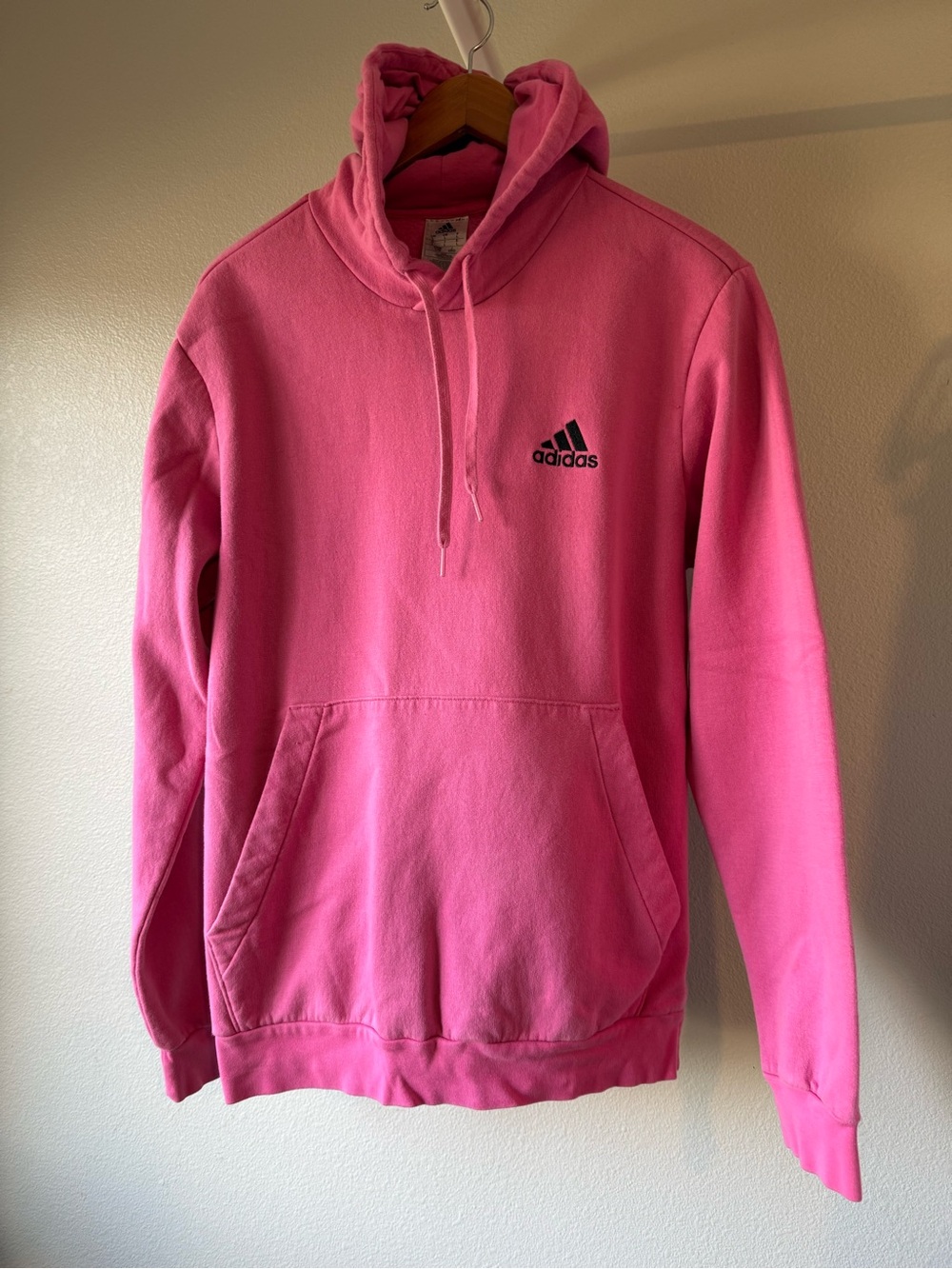 Adidas Pink Hoodie Sweatshirt